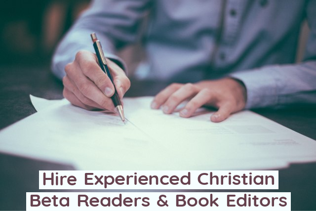 Beta reading and book editing services for Christian authors.