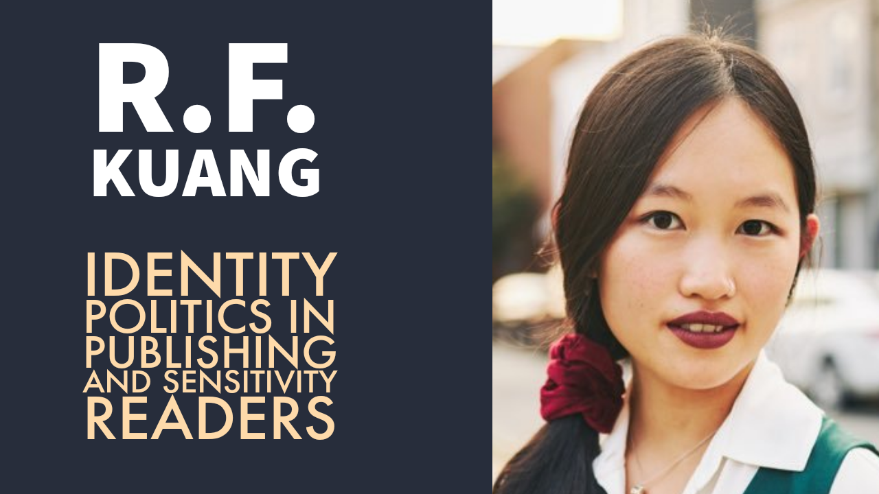 R.F. Kuang, author of Yellowface, discusses identity politics in publishing and the use of sensitivity readers in a recent interview.